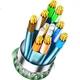 Патч-корд SAMZHE Cat 7 экранированный 10 Гбит/с 3 м (GR7030G) - изображение 2