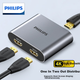 Разветвитель HDMI Philips 4K 1 вход на 2 виходи - изображение 10