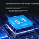 Автомобильный FM-трансмиттер LinkStone T50 Bluetooth 5.4 синий - изображение 6