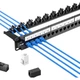 Патч-панель SK-LINK SK-P600M 19" 1U 24 порта Cat 6 UTP в сборе с организатором (SK-P600M-24Z) - изображение 2
