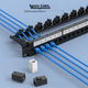 Патч-панель SK-LINK SK-P600M 19" 1U 24 порта Cat 6 UTP в сборе с организатором (SK-P600M-24Z) - изображение 7