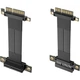 Райзер ZHENWEI PCIe 3.0 x4 роз'єм 90° вниз 30 см (ZW-PCIE145) - зображення 1