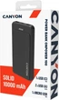 УМБ CANYON OnPower 100 10000 mAh 12W Black (CNS-CPB100B) - зображення 9