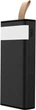 УМБ XO PR129 20000 mAh PD20W QC22.5W Black (1283126558559) - зображення 1