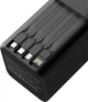 УМБ XO PR286 50000 mAh 2xUSB-A/USB-C порты USB-C/Lightning/microUSB/USB-A кабели Black (PR286.black) - изображение 3