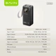 УМБ повербанк BAVIN PC1156S 40000 mAh 22.5W Fast Charging Black (Y-PC1156S-BK) - зображення 4