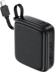 УМБ Acefast M15 10000 mAh QC3.0/PD20W USB-C In/Out with build Type-C cable Black (6974316283973) - зображення 3