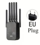 Wi-Fi сигнальний підсилювач домашньої мережі чорного кольору - изображение 4