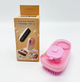 Силіконова масажна щітка для ванни Silicone Massage Bath Brush Рожевий (KG-11924) - зображення 2