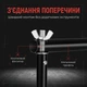 Стойка-ворота для фона телескопическая для фотостудии с чехлом и зажимами 2.8х3 м - изображение 7