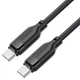 Data - кабель ACEFAST C16-03 Type-C to Type-C 60W, Black - зображення 3