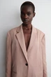 Блейзер жіночий COS oversized fluid blazer 1294891001 Eur 36 Рожевий - зображення 4