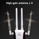 Усилитель Wi-Fi сигнала LV-WR29 2.4 ГГц до 300 Мбит/с с 4 антеннами и подключением в розетку - изображение 4