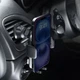 Автотримач для телефону Proove Nitro Charge 15W Автомобільний тримач на дефлектор з бездротовою зарядкою Qi та автоматичною фіксацією, Чорний - зображення 7