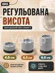 Антивибрационные подставки под стиральную машину 4 ШТ серые, резиновые опоры для снижения вибрации, шума и скольжения - изображение 8