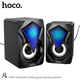 Акустика для ПК Hoco DS30, 2 колонки 3 Вт × 2, подключение AUX/USB, RGB подсветка - изображение 6