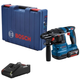 Акумуляторний перфоратор Bosch GBH 185-LI під патрон SDS-plus Синій - зображення 2