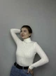 Реглан жіночий гольф MKJL30180 - 52, Молочний - зображення 1