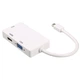 Переходник PowerPlant mini DisplayPort (Thunderbolt) - HDMI, DVI, VGA (3 в 1) - изображение 2