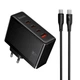 Зарядное устройство Hoco N85 Vigoroso 3xUSB Type-C + USB-A 100 Вт PD/QC с кабелем Type-C — Type-C Черный (N85) - изображение 1