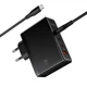 Зарядное устройство Hoco N85 Vigoroso 3xUSB Type-C + USB-A 100 Вт PD/QC с кабелем Type-C — Type-C Черный (N85) - изображение 6