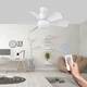 Потолочная LED лампа с вентилятором E27 30 Вт, 3 режима света и 3 скорости, пульт управления - изображение 5