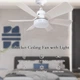 Потолочная LED лампа с вентилятором E27 30 Вт, 3 режима света и 3 скорости, пульт управления - изображение 6