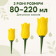 Автополив для комнатных растений Набор 3 шт 80-220 мл, капельный полив вазонов под корень - изображение 2