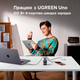 Зарядное устройство Ugreen X688 Robot tech 100 Вт 4xUSB GaN быстрая зарядка (45515B) - изображение 5