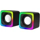 Акустическая система XTRIKE ME SK-201 6W RGB USB колонки для компьютера Черный - изображение 1