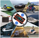 Зарядное устройство для аккумулятора 10A 12V/24V, автоматическое Smart зарядное устройство для авто, грузовика, мотоцикла и лодки - изображение 6