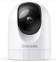 Камера відеоспостереження Cinnado D1 2K Wi-Fi 360° для дому, дітей та тварин, IP-камера з нічним баченням, двостороннім аудіо - зображення 1