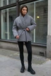 Женская демисезонная куртка Стаф серая базовая Staff emi gray M (403223) - изображение 6