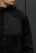 Чоловіча Флісова Куртка Стаф Чорна Демісезонна З Логотипом Staff Ka Logo Black XXL (403229) - зображення 4