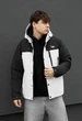 Чоловіча Демісезонна Куртка Стаф Сіро Чорна З Логотипом Staff Logo Light Gray Melange & Black XL (403071) - зображення 9