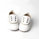 Дитячі кросівки BottiLion Casual Shoes з натуральноі шкіри на липучці , антиковзна підошва, внутрішня устілка 12,5 см ( 1,5-2 роки) , білі з золотистим кантом - изображение 3