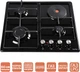 Варочная поверхность комбинированная Ventolux HG631 DA3 S (BK) - изображение 2