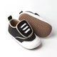 Дитячі кросівки BottiLion Casual Shoes з натуральноі шкіри на липучці , антиковзна підошва, внутрішня устілка 12,5 см ( 1,5-2 роки) , чорно-білі з золотистим кантом - изображение 5