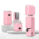 Силиконовый чехол TPU PULUZ PU774F 6-в-1 для DJI Osmo Pocket 3 полная защита корпуса, объектива, экрана и микрофон розовый - изображение 1