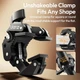 Крепление супер зажим краб Ulanzi CO78 Super Clamp (C082) с резьбой 1/4", ARRI и Cold Shoe для фото- видеооборудования до 1 кг - изображение 6