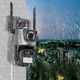 Вулична WiFi камера відеоспостереження P11-6MP з 2 об'єктивами, PTZ, AI та кольоровим нічним баченням - зображення 3
