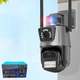 Вулична WiFi камера відеоспостереження P11-6MP з 2 об'єктивами, PTZ, AI та кольоровим нічним баченням - зображення 4