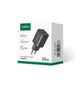 Мережевий зарядний пристрій UGREEN X514, 20 W, Power Delivery, Quick Charge, FCP, AFC, 2×USB, Чорний Білий - зображення 2