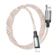 Кабель USB-A — Lightning HOCO, U112, USB Type-A, Lightning, 1 м, серый - изображение 7