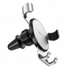 Автотримач для телефона HOCO CA56 Plus Armor metal gravity car holder Black Silver - зображення 2
