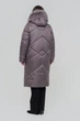 Зимняя женская куртка большого размера UF-Fashion LR-35-песец 52 пудровый - изображение 4