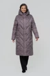 Зимняя женская куртка большого размера UF-Fashion LR-35-1 54 пудровый - изображение 1