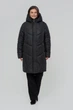 Зимова жіноча куртка великого розміру UF-Fashion LR-36-1 70 чорний - зображення 2