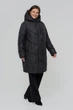 Зимова жіноча куртка великого розміру UF-Fashion LR-36-1 70 чорний - зображення 3