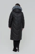 Зимнее женское пальто большого размера UF-Fashion LR-33-мех 52 черный - изображение 3